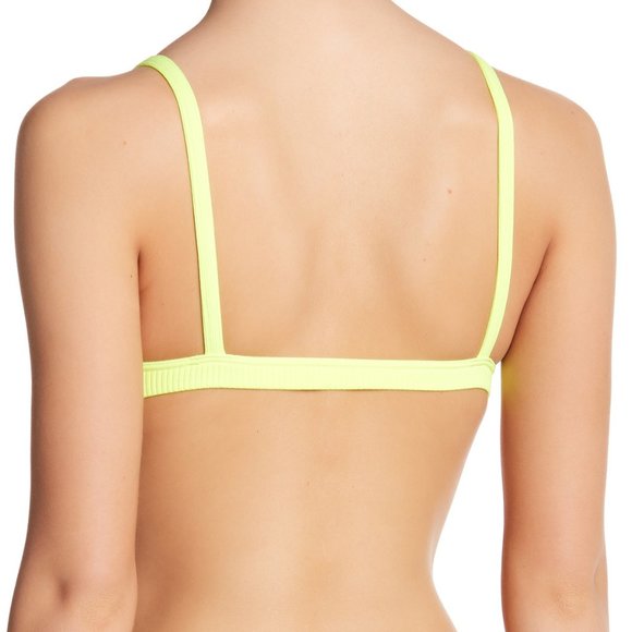 FREE PEOPLE Keira Seamless Bralette Yellow Sz XS - Picture 2 of 4